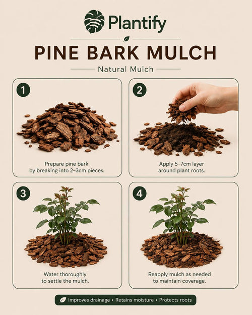 Fermented Pine Bark for Orchids & Plants – 500g