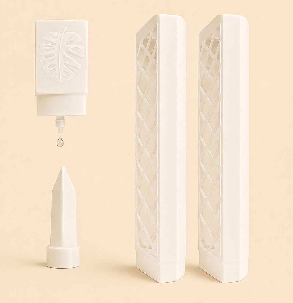 D-Shaped Self-Watering Drip Irrigation System for Moss Poles
