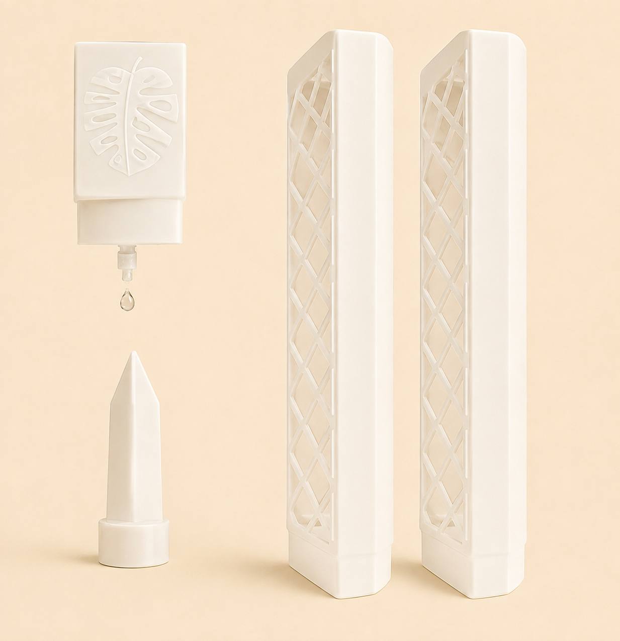 D-Shaped Self-Watering Drip Irrigation System for Moss Poles