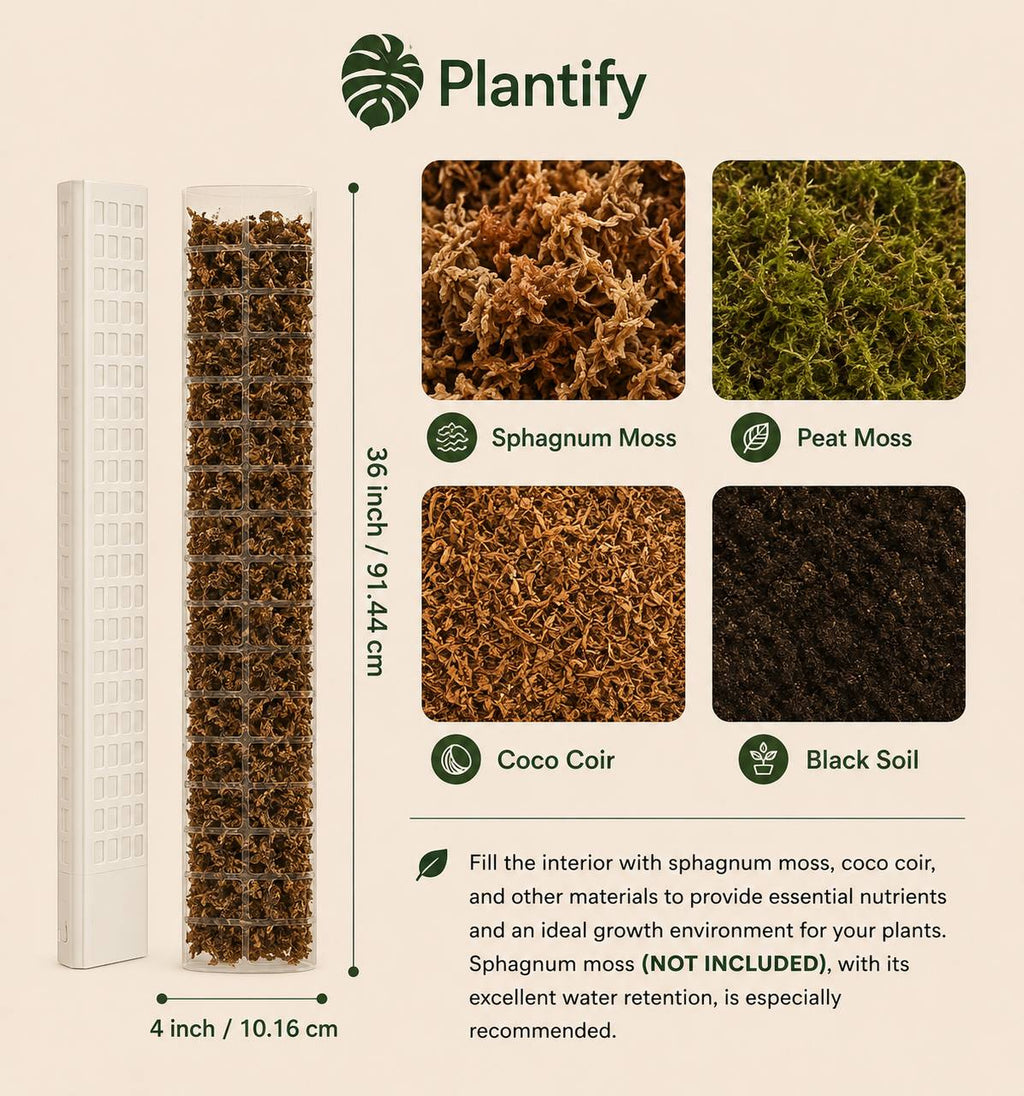 Moss Pole for Monstera & Climbing Plants